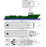 Barco de tripulação à venda