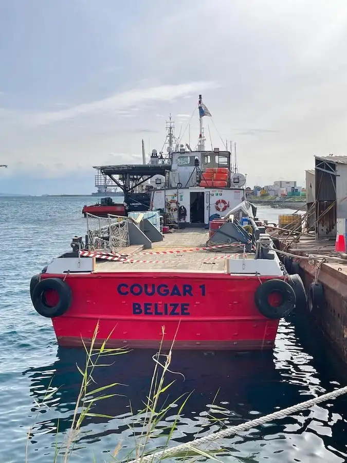 Navio porta-contêineres à venda