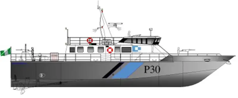 Navio de patrulha à venda