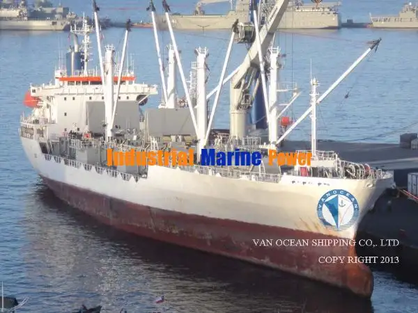 Navio frigorífico à venda
