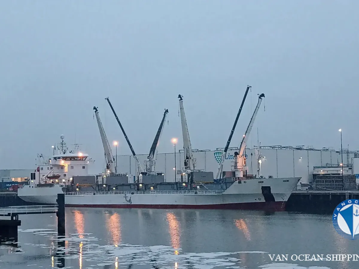 Navio frigorífico à venda
