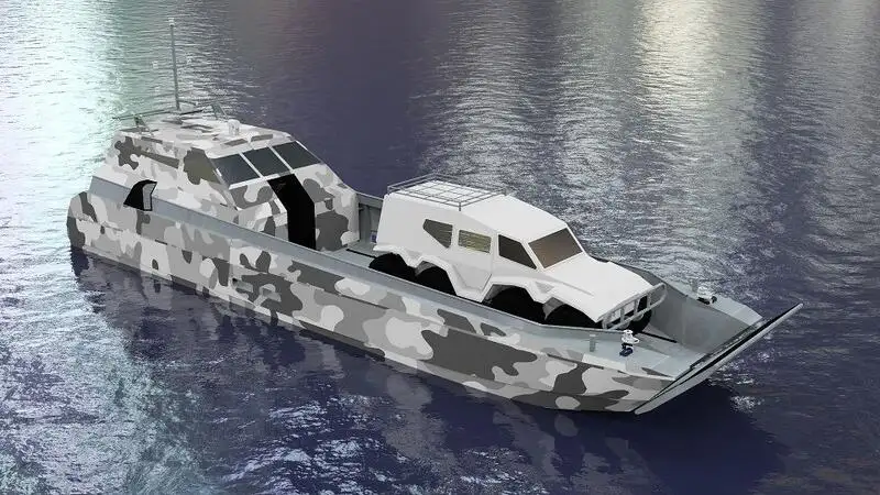 Balsa de desembarque, tanque à venda