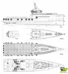Navio de serviço para parques eólicos à venda