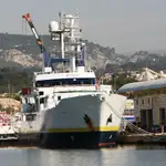 Navio porta-contentores à venda