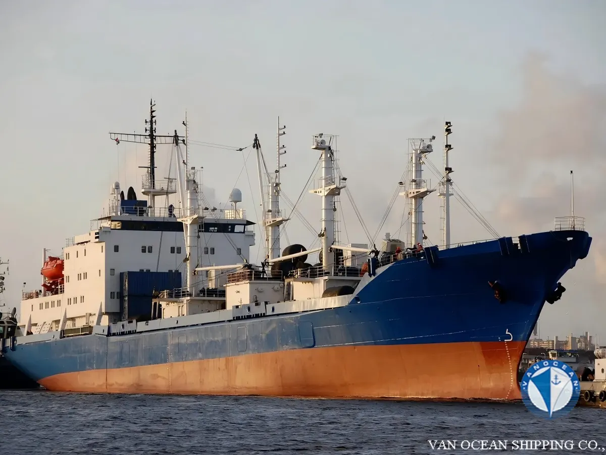 Navio frigorífico à venda