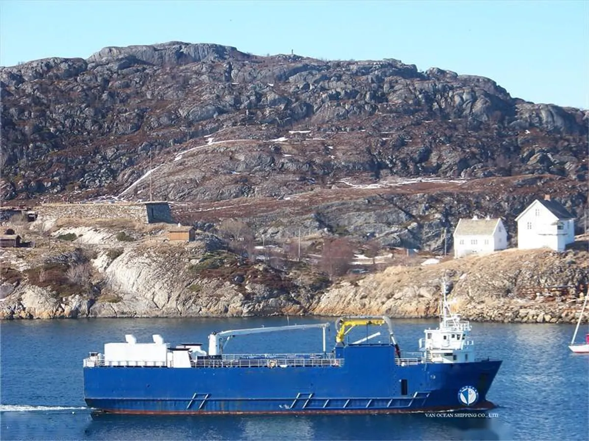 Navio frigorífico à venda