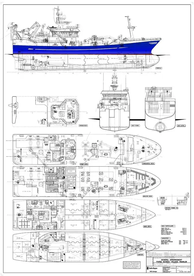 Navio de pesca de cerco à venda