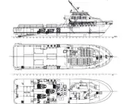 Barco de tripulação à venda