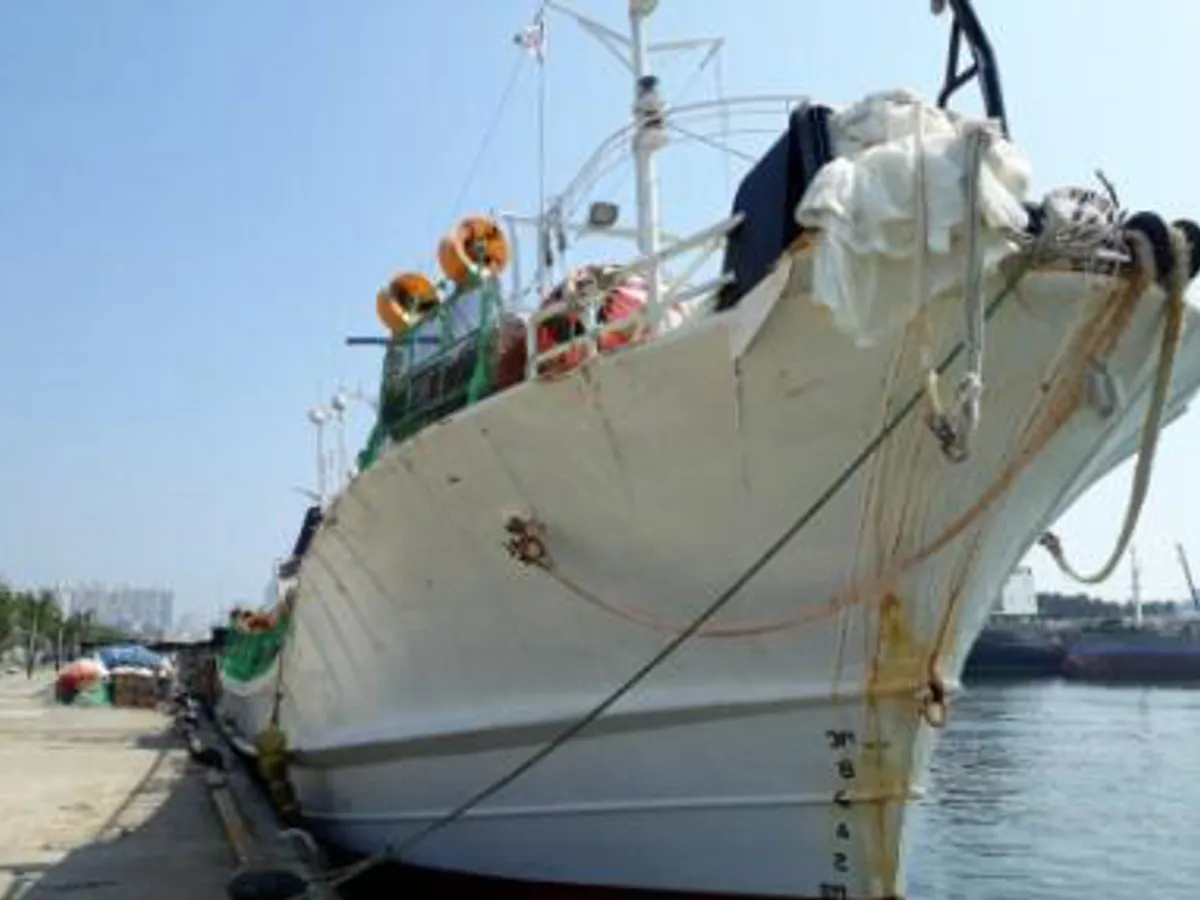 Navio de pesca de lula com anzol à venda