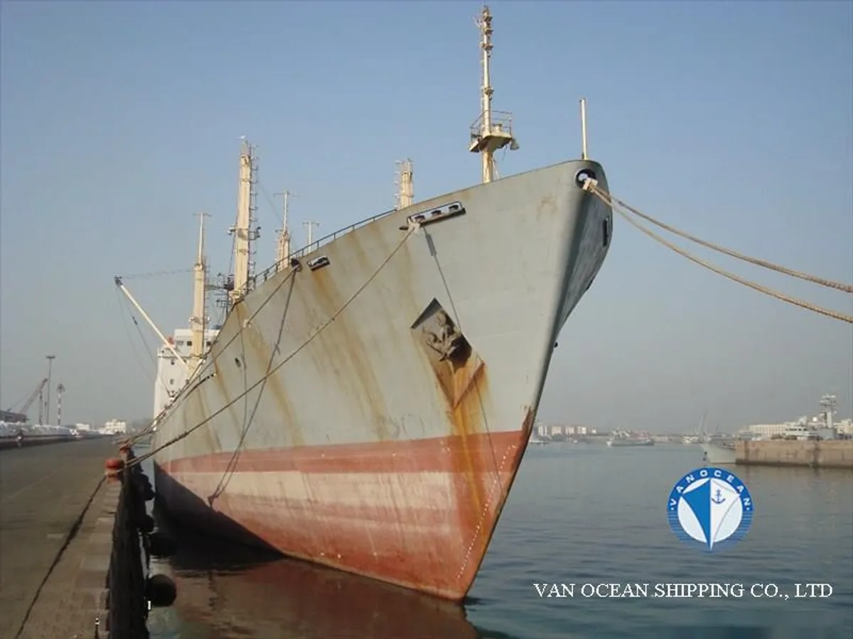 Navio frigorífico à venda