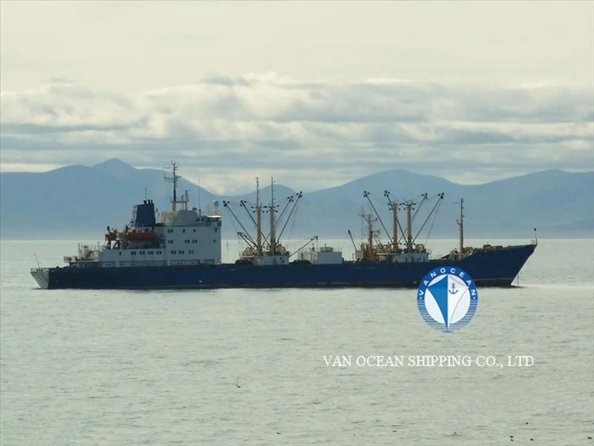 Navio frigorífico à venda