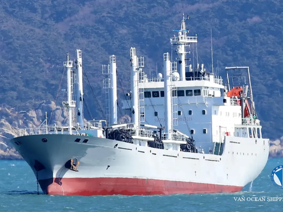 Navio frigorífico à venda