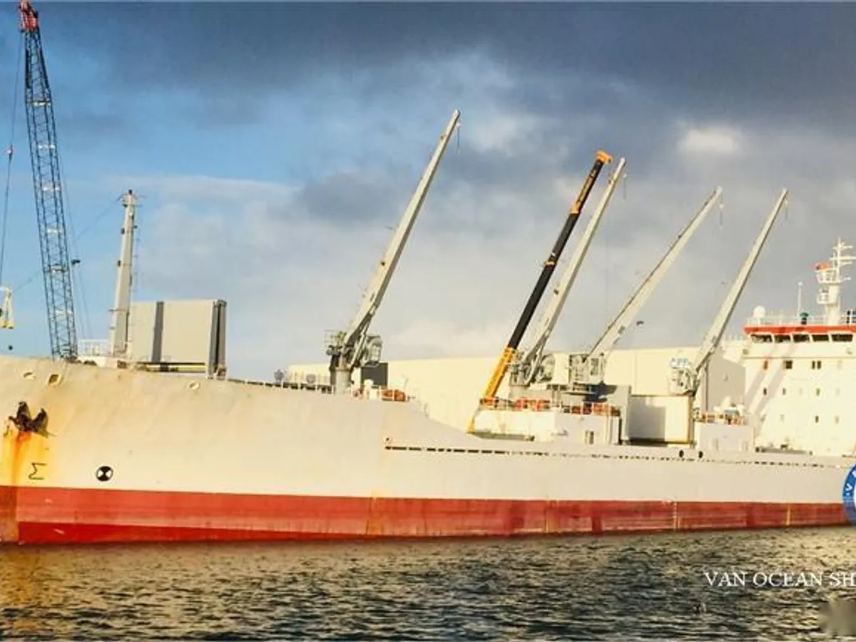 Navio frigorífico à venda