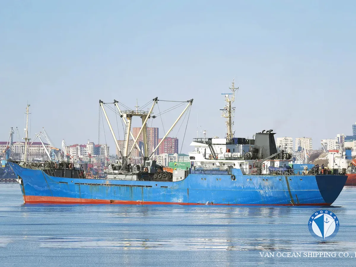 Navio frigorífico à venda