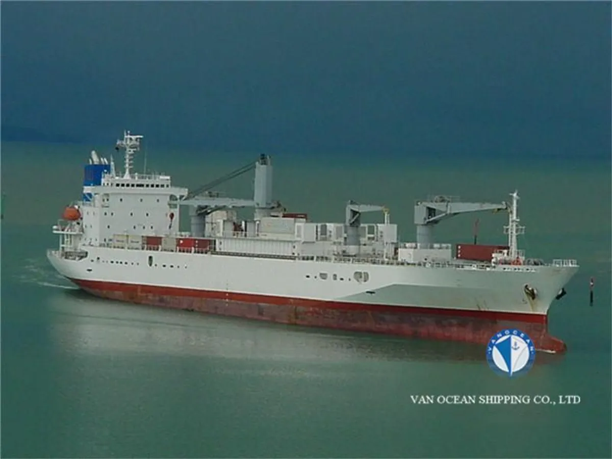 Navio frigorífico à venda