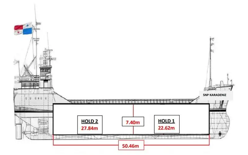 Navio graneleiro à venda