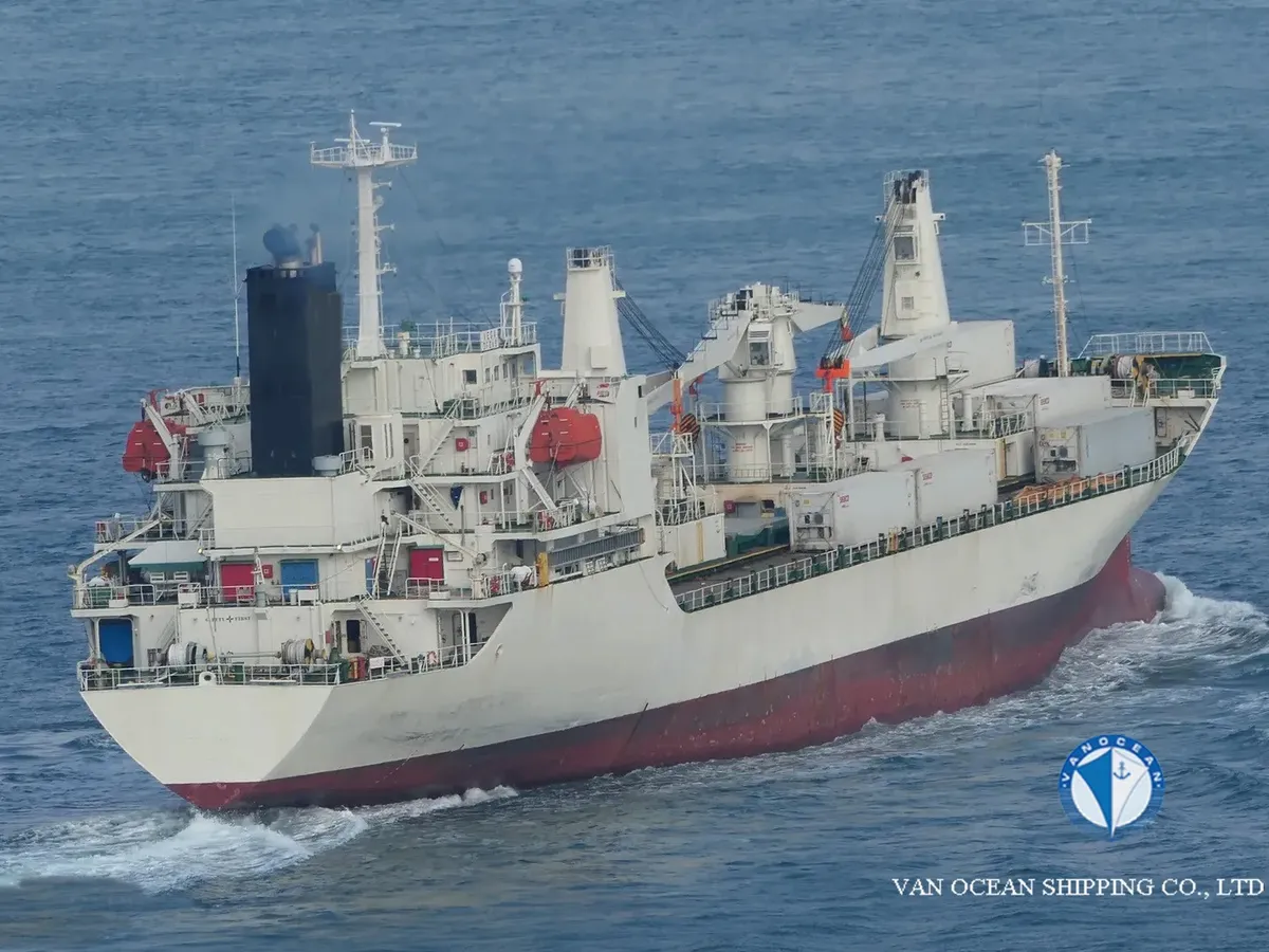 Navio frigorífico à venda