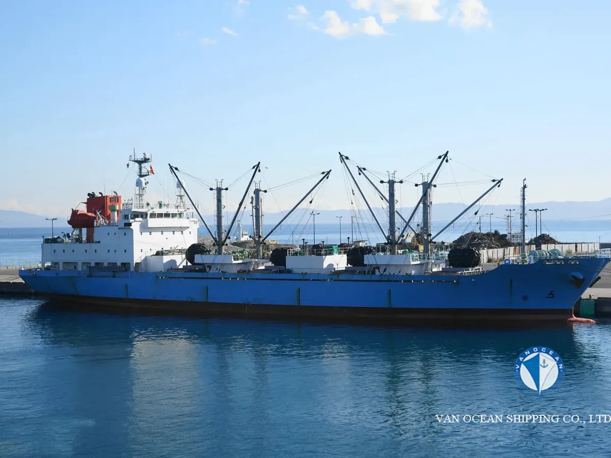 Navio frigorífico à venda