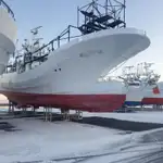 Navio de pesca de arrasto à venda