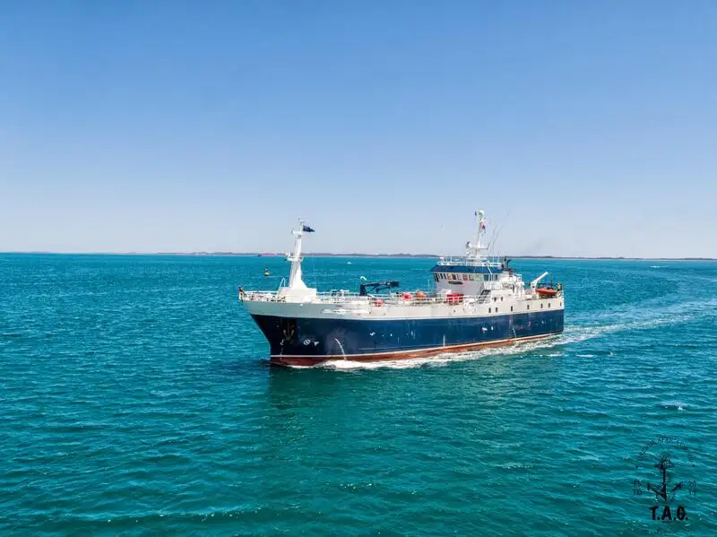Navio de pesca de arrasto à venda