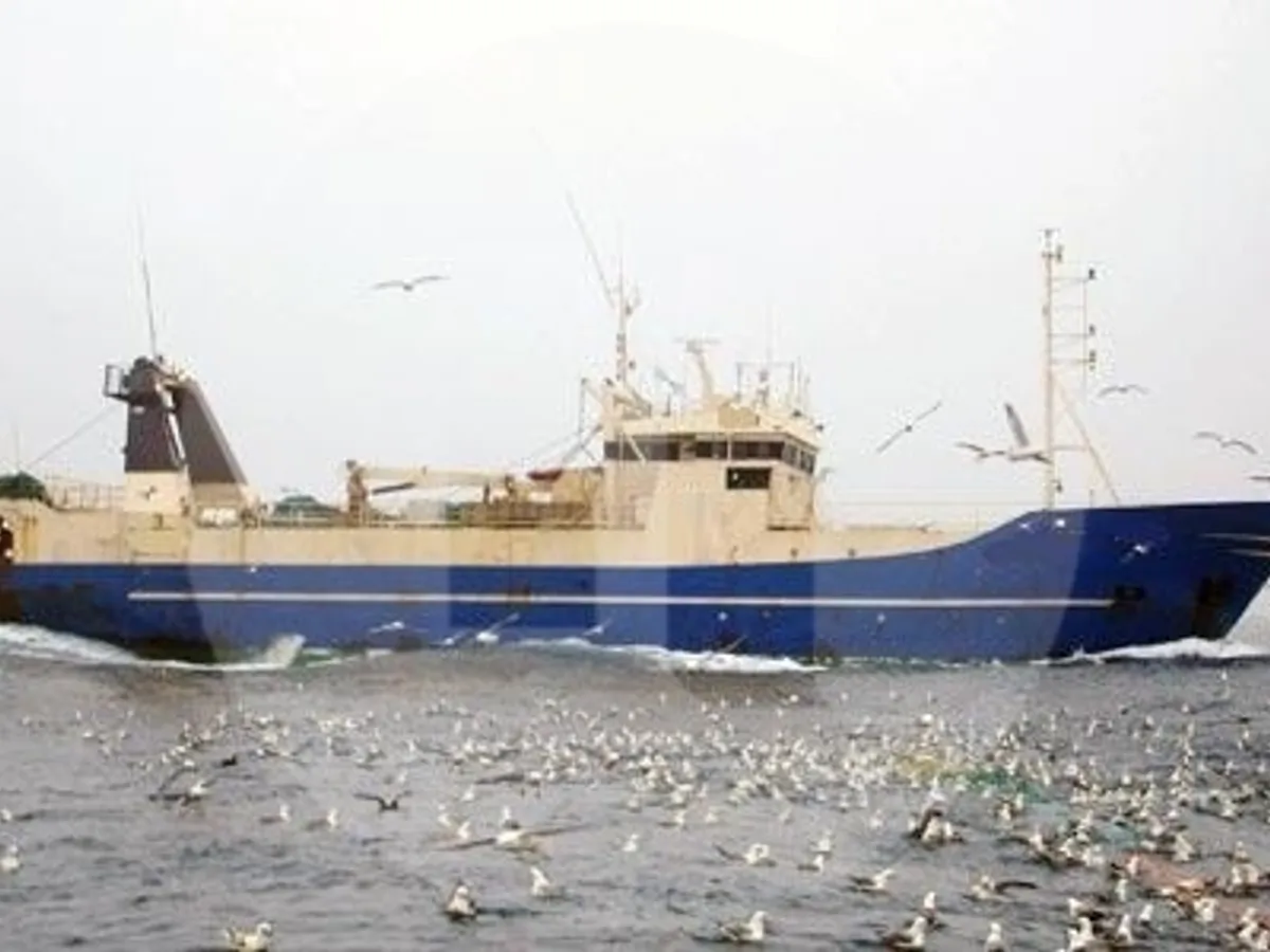 Navio de pesca de arrasto à venda