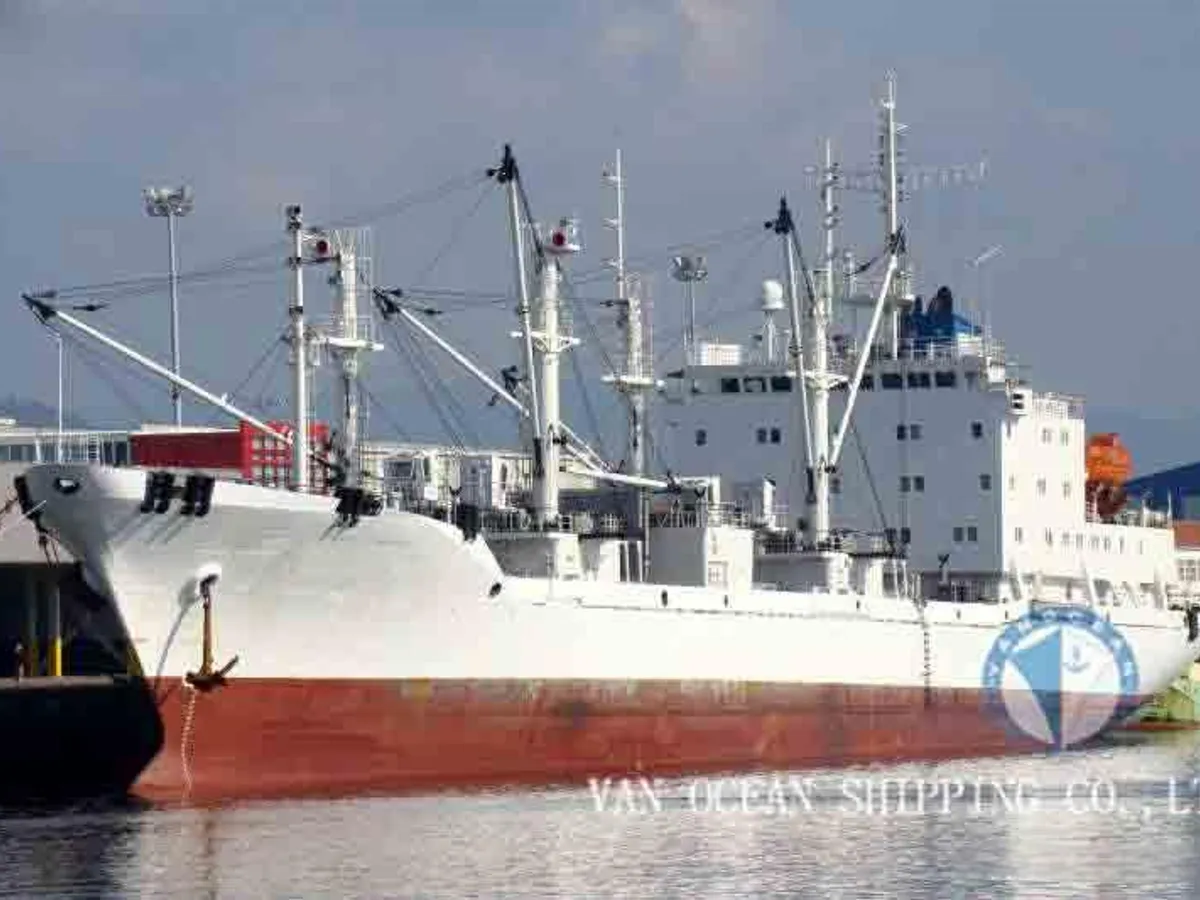 Navio frigorífico à venda