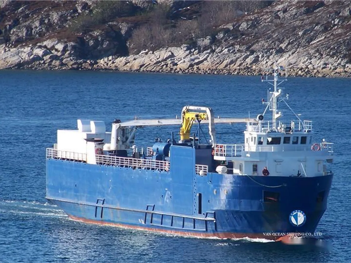 Navio frigorífico à venda