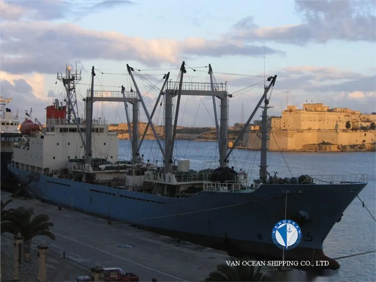 Navio frigorífico à venda
