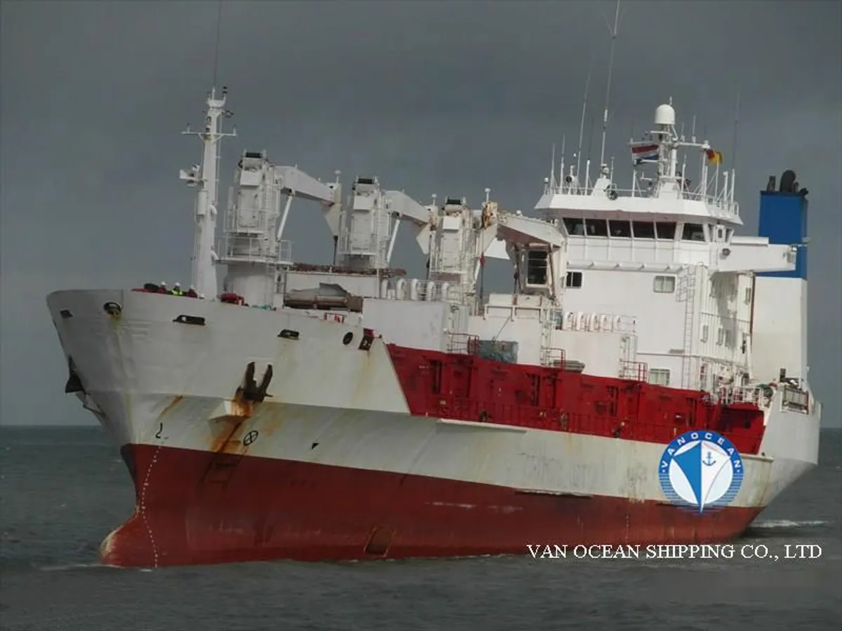 Navio frigorífico à venda
