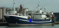 Embarcação para processamento e entrega de pescado à venda