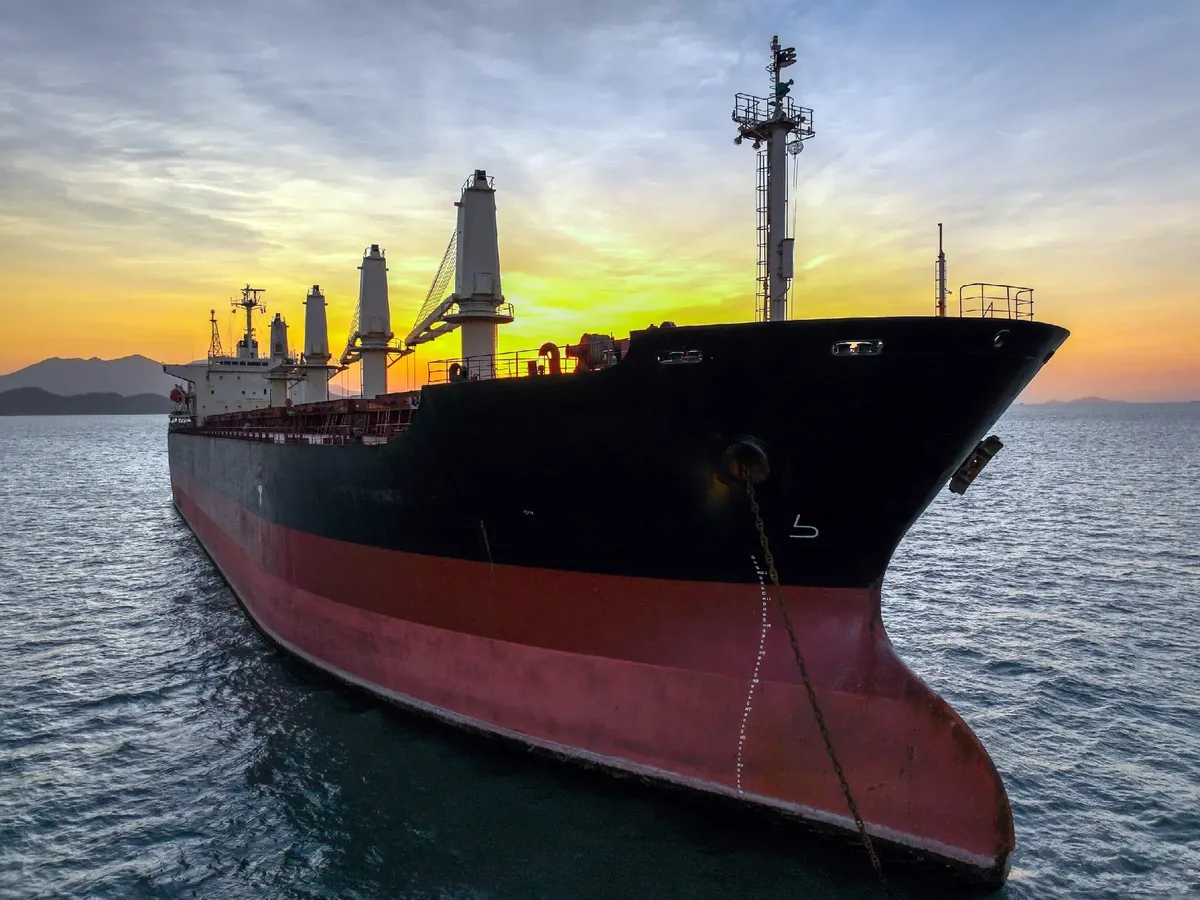 Navio graneleiro à venda