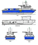 Navio de transporte de passageiros (Ferry) à venda
