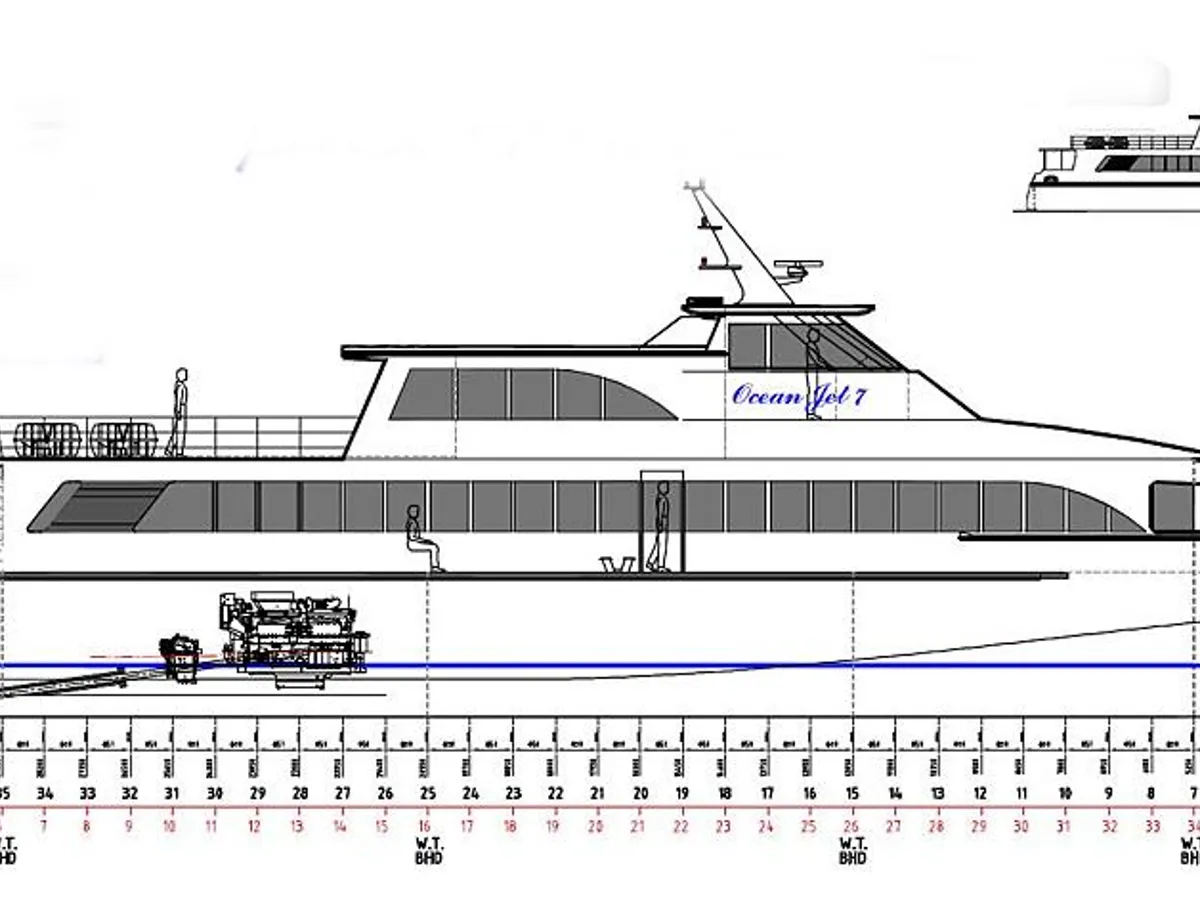 Navio de transporte de passageiros (Ferry) à venda