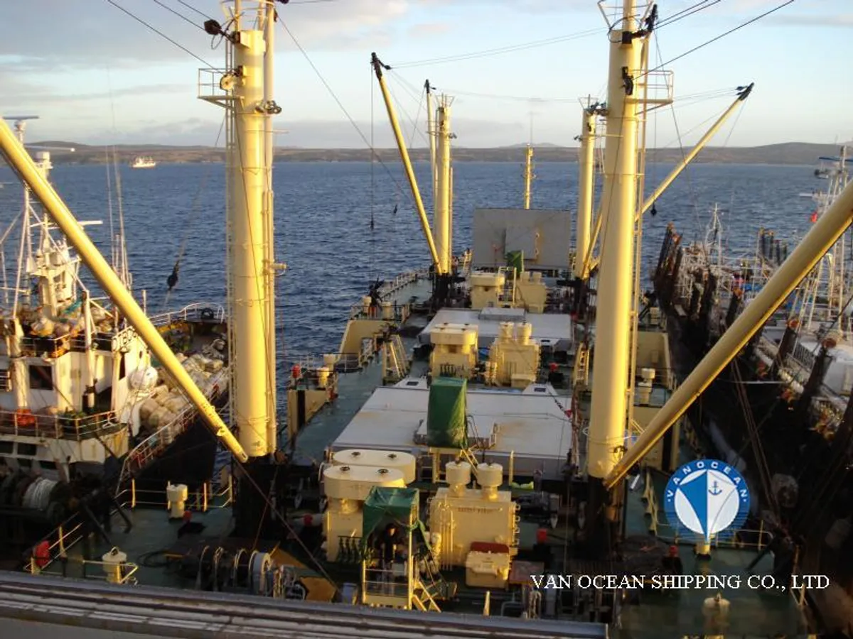 Navio frigorífico à venda