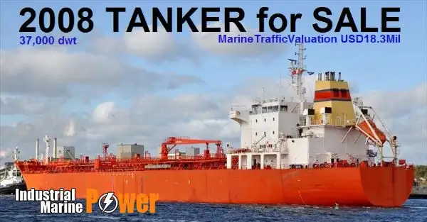 Navio-tanque de óleo/produtos químicos à venda