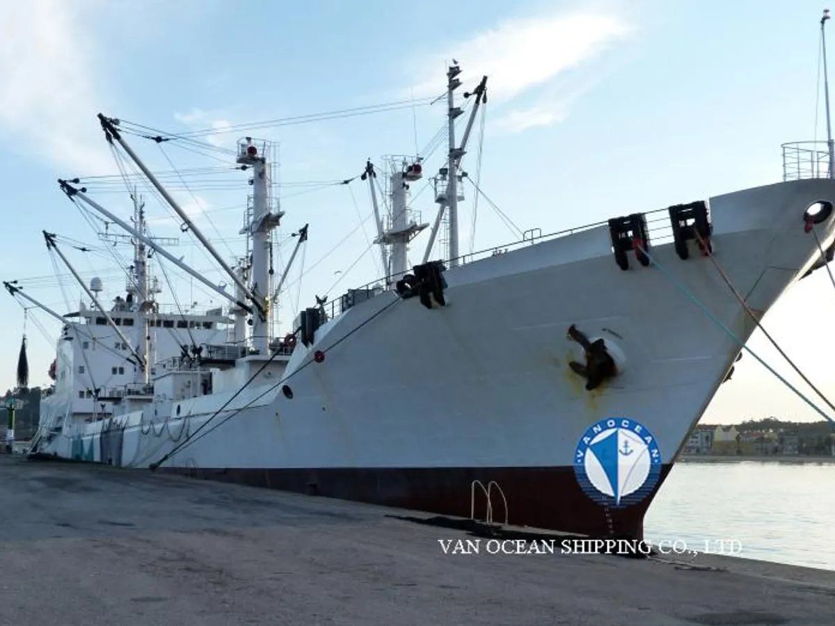 Navio frigorífico à venda