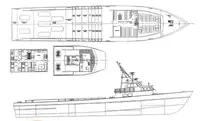 Barco de tripulação à venda