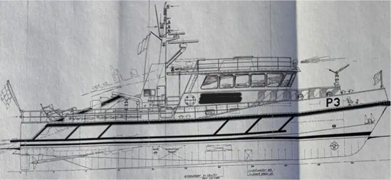 Navio de patrulha à venda