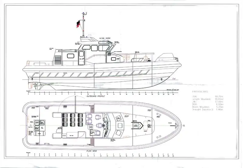 Barco de tripulação à venda