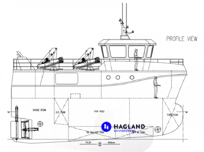 Navio de pesca de linha de mão à venda