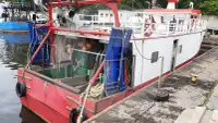 Navio transportador de peixes vivos à venda