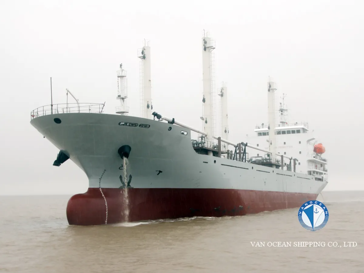 Navio frigorífico à venda