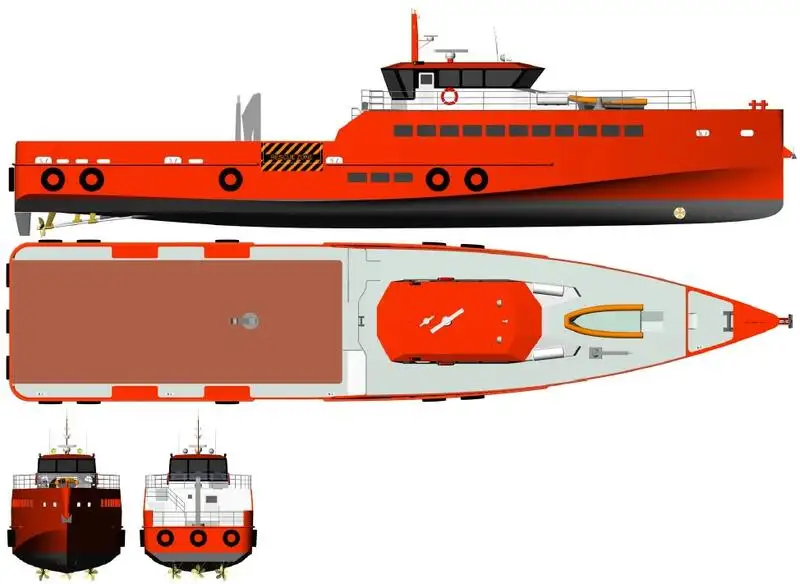 Barco de tripulação à venda