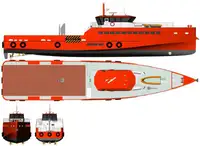 Barco de tripulação à venda