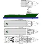 Barco de tripulação à venda