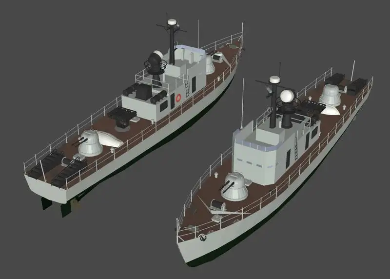 Navio de patrulha à venda