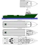 Barco de tripulação à venda