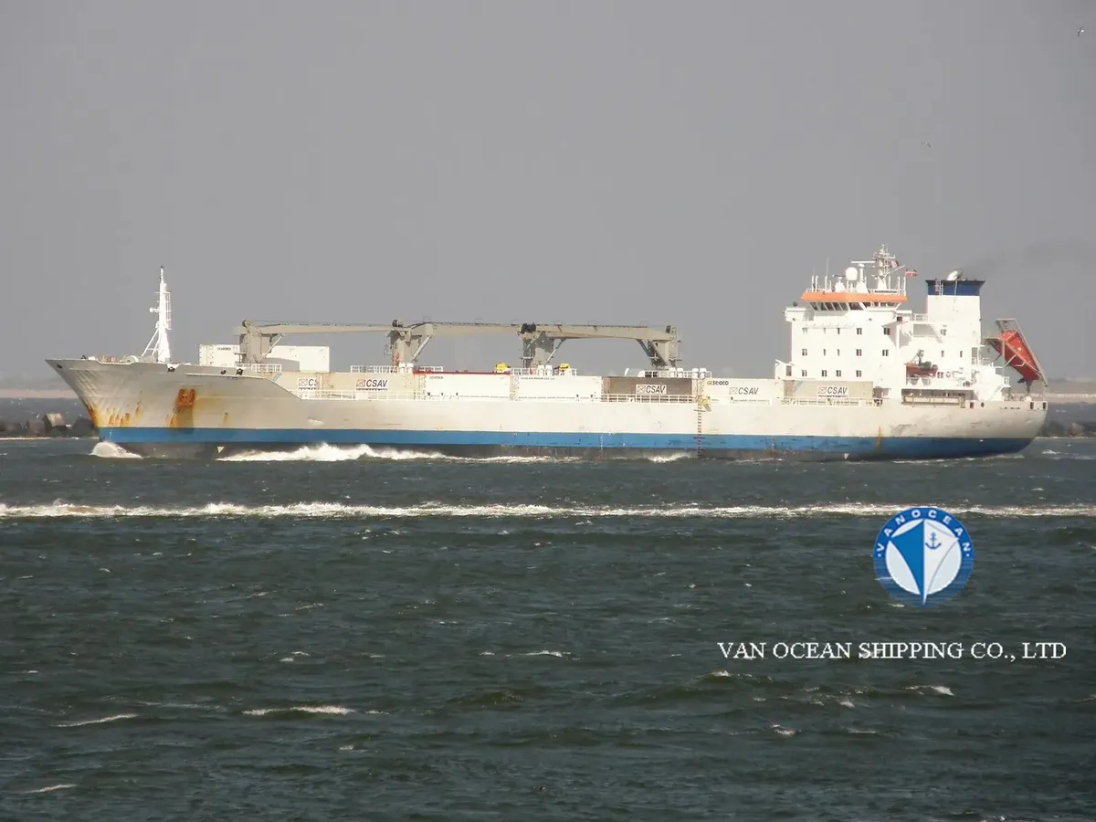 Navio frigorífico à venda