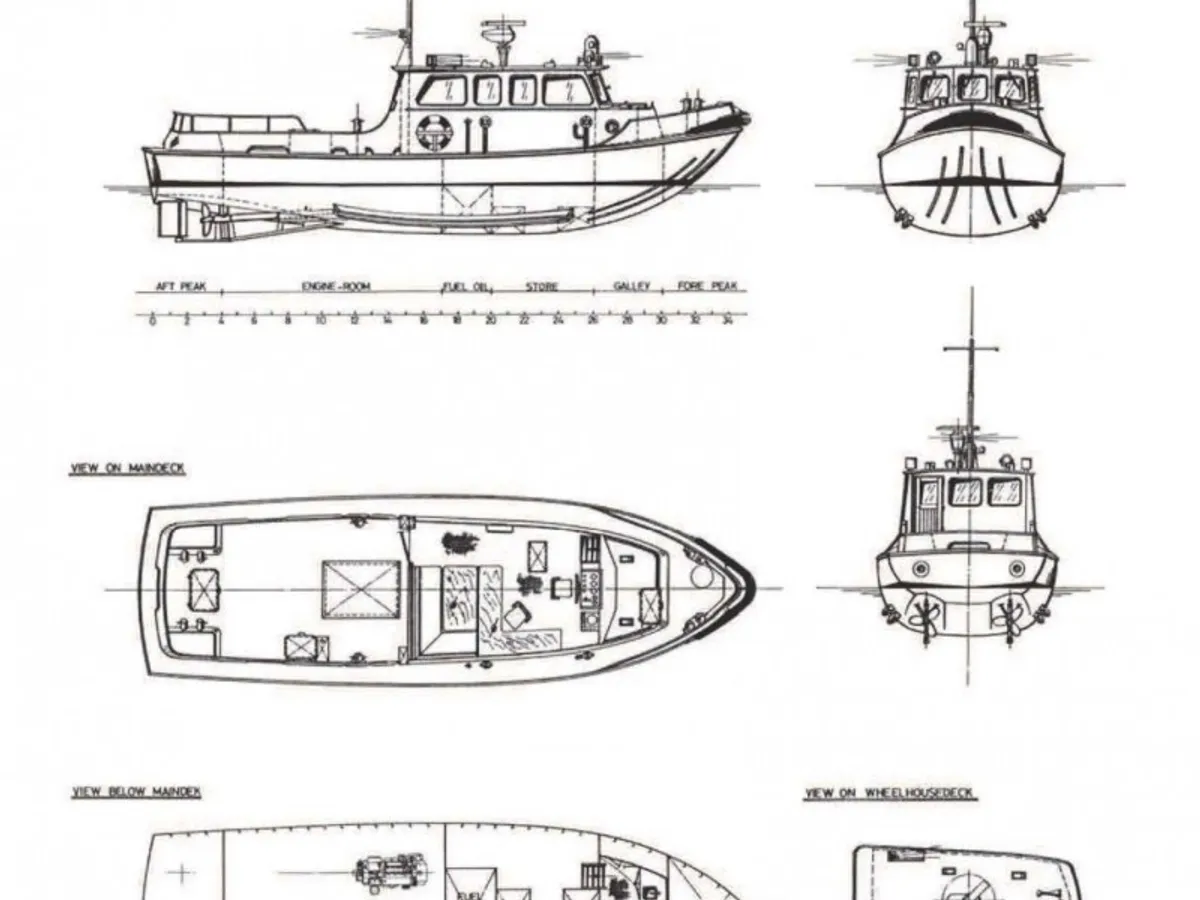 Barcos de trabalho à venda