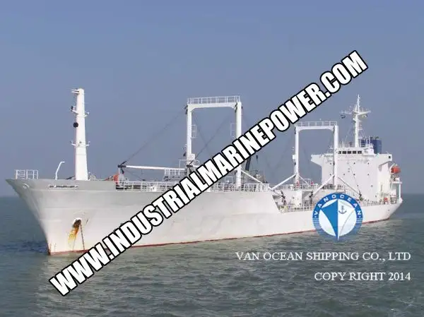 Navio frigorífico à venda